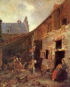 TERBORCH, Gerard The Family of the Stone Grinder sg oil painting reproduction